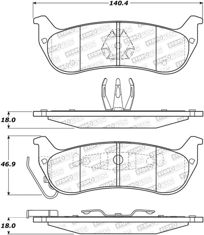 StopTech Street Brake Pads