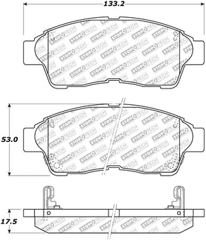 StopTech Street Select Brake Pads - Front