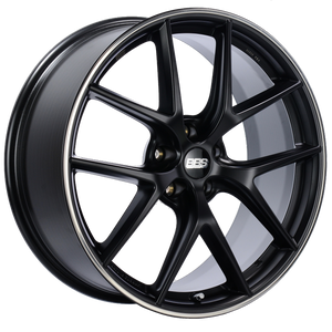 BBS CI-R 20x8.5 5x112 ET42 Satin Black Polished Rim Protector Wheel -82mm PFS/Clip Required