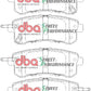 DBA 11-13 Infiniti QX56 (Rear Rotor) SP Performance Rear Brake Pads