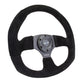 NRG Reinforced Steering Wheel (320mm Horizontal / 330mm Vertical) Black Suede w/Black Stitching