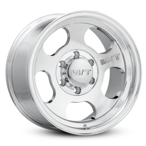 Mickey Thompson Canyon Polished Wheel - 16X12 8X6.5 BP 4.53in BS -50 Offset 125.2mm Bore