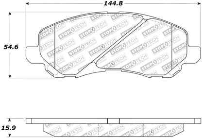 StopTech Street Touring 07-10 Jeep Compass/Patriot Front Brake Pads