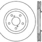 StopTech Subaru 14-18 Forester / 05-14 Legacy / 10-14 Outback Drilled Left Front Cryo Rotor