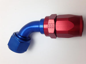 Fragola -16AN x 60 Degree Pro-Flow Hose End - Blue/Red