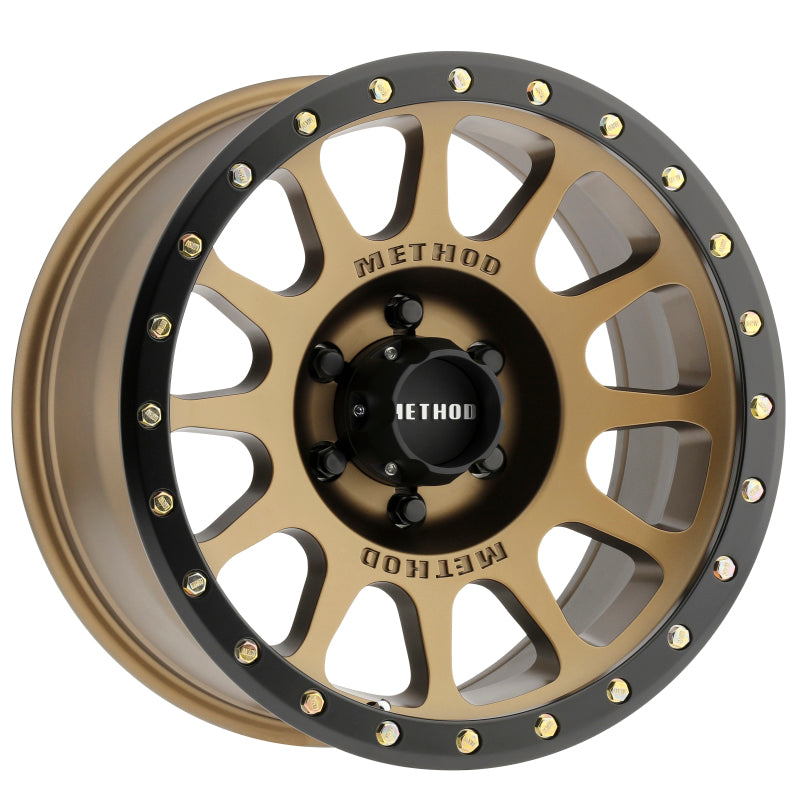 Method MR305 NV 18x9 +18mm Offset 6x135 94mm CB Method Bronze/Black Street Loc Wheel