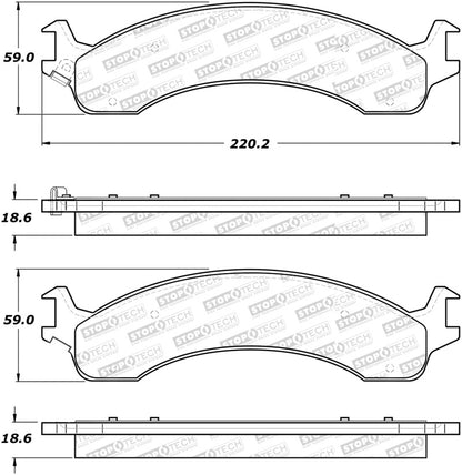 StopTech Street Select Brake Pads