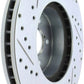 StopTech 05-14 Subaru Legacy Select Sport Drilled & Slotted Rotor - Left