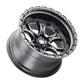 Weld Off-Road W108 20X12 Ledge 6X135 ET-44 BS4.75 Satin Black / Black Ring 87.1