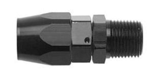 Fragola -10AN Straight Hose End x 3/8 NPT - Black