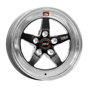 Weld S71 15x11.33 / 5x4.5 BP / 7.5in. BS Black Wheel (Low Pad) - Non-Beadlock