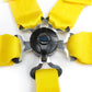 NRG 5PT 3in. Seat Belt Harness / Cam Lock - Yellow