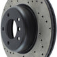 StopTech Sport Cross Drilled Brake Rotor - Rear Left