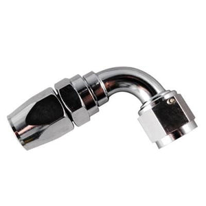 Fragola -8AN x 90 Degree Pro-Flow Hose End Chrome