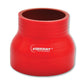 Vibrant 4 Ply Reinforced Silicone Transition Connector - 1.75in I.D. x 2.5in I.D. x 3in long (RED)