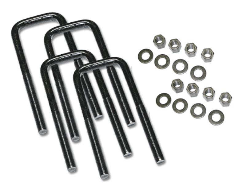 Superlift U-Bolt 4 Pack 9/16x3-5/16x10 Square w/ Hardware