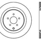 StopTech Drilled Sport Brake Rotor