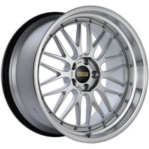 BBS LM 20x10.5 5x114.3 ET20 CB66 Diamond Silver Center Diamond Cut Lip Wheel