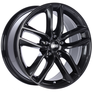 BBS SX 17x7.5 5x112 ET45 Crystal Black Wheel -82mm PFS/Clip Required