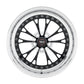 Weld Vitesse 17x10 / 5x4.5mm BP / 8in. BS Low Pad Black Wheel - Polished Non-Beadlock