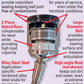 SPC Performance Weld-In 9.50 Degree Taper Ball Joint