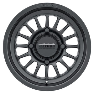 Method MR411 Bead Grip 15x10 / 6+4/25mm Offset / 4x136 / 106.25mm CB Matte Black Wheel