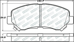 StopTech Street Select Brake Pads - Rear