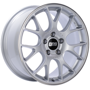 BBS CH-R 19x9.5 5x120 ET35 Brilliant Silver Polished Rim Protector Wheel -82mm PFS/Clip Required