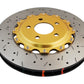 DBA 99-04 Audi A6 Quattro 4.2L Front 5000 Series Drilled & Slotted Rotor w/Gold Hat