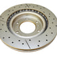 DBA 06-15 Lexus IS250 Sedan Rear Drilled & Slotted Street Series Rotor