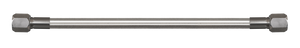 Goodridge 17in Universal Oil Line Assembly w/Clear Fittings