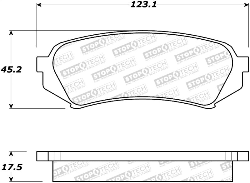 StopTech Street Brake Pads