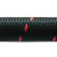 Vibrant -6 AN Two-Tone Black/Red Nylon Braided Flex Hose E85 Friendly (20ft Roll)