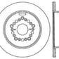 StopTech Power Slot 93-97 Lexus GS Series/95-00 LS400/92-00 SC400 Rear Right Drilled & Slotted Roto