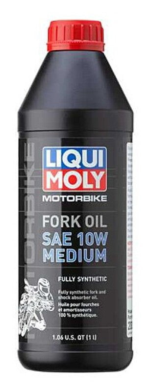 LIQUI MOLY 1L Motorbike Fork Oil SAE 10W Medium