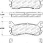 StopTech Street Touring 94-97/99-05 Miata w/ Normal Suspension Rear Brake Pads D636