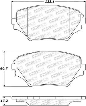 StopTech Street Select Brake Pads