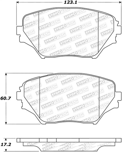 StopTech Street Select Brake Pads