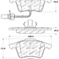 StopTech Performance 07-09 Mazda 3 Front Brake Pads