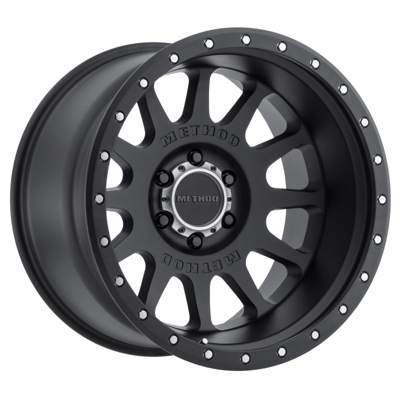 Method MR605 NV 20x10 -24mm Offset 6x135 87mm CB Matte Black Wheel