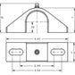 Hotchkis Style B 7/8in Heavy Duty Billet Sway Bar Bushing Brackets (Sold as a Pair)