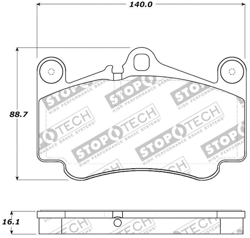 StopTech Street Touring Brake Pads