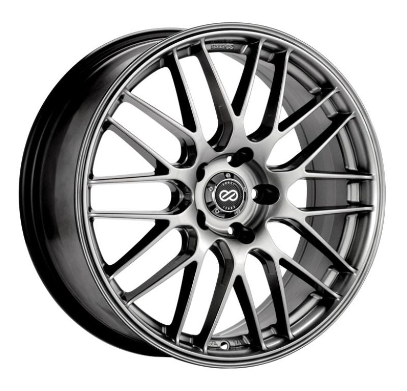 Enkei EKM3 18x8 5x110 40mm offset 72.6 Bolt Dia Hyper Silver Wheel