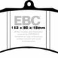 EBC Brakes Yellowstuff Performance Brake Pads