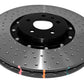 DBA 14-17 Audi A8 Quattro Front Slotted 5000 Series 2 Piece Rotor Assembled w/ Black Hat Drill/Dimp