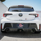 aFe 23-24 Toyota GR Corolla L3 1.6L (t) Gemini XV 3in to 2-1/2in Cat Back Exhaust w/ Blue Flame Tips