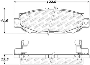 StopTech 92-00 Lexus GS300 Street Select Rear Brake Pads