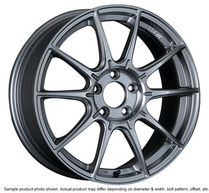 SSR GTX01 17x7 5x100 50mm Offset Dark Silver Wheel