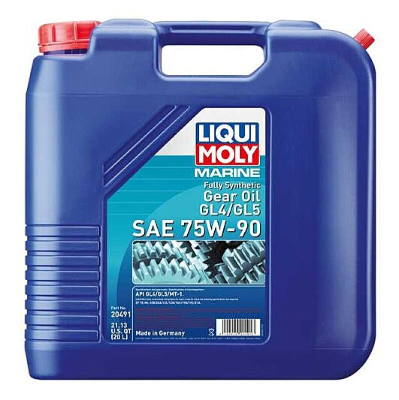 LIQUI MOLY 20L Marine Fully Synthetic Gear Oil (GL4/GL5) SAE 75W90