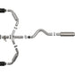 aFe 23-24 Toyota GR Corolla L3 1.6L (t) Gemini XV 3in to 2-1/2in Cat Back Exhaust w/ Black Tips